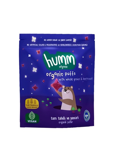 Humm Organic Organik Tam Tahıllı Ve Pancarlı Puflar 6 X 30 Gr 30 G