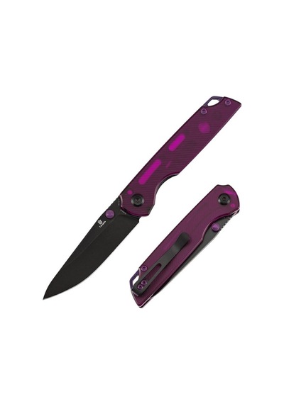 Tenable Mini Warrior Mor Akrilik Sap Siyahlaştırılmış Nitro-v Çelik Kamp Çakı B2005a2 Kum