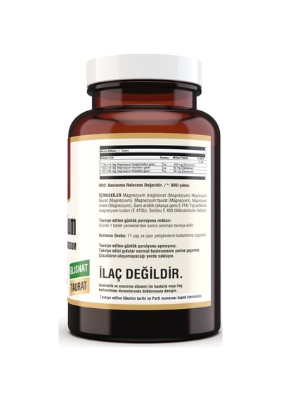 Magnesium 200 Mg Malat Taurat Glisinat 90 Tablet