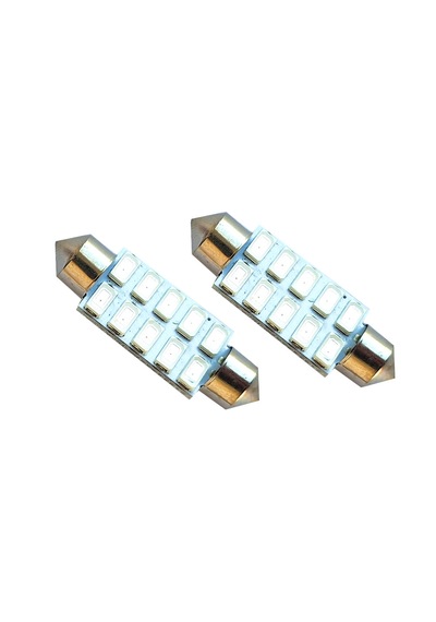 Sofit Led Oto Tavan Ampul C10w 39 Mm 12v Kırmızı Işık 2 Adet