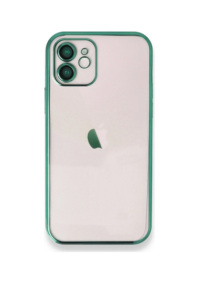 Uryport Apple Uyumlu iPhone 11 Kılıf Razer Lensli Silikon - Yeşil