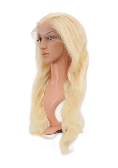 Gerçek Front Lace Dalgalı Platin Tül Peruk - 65-70cm