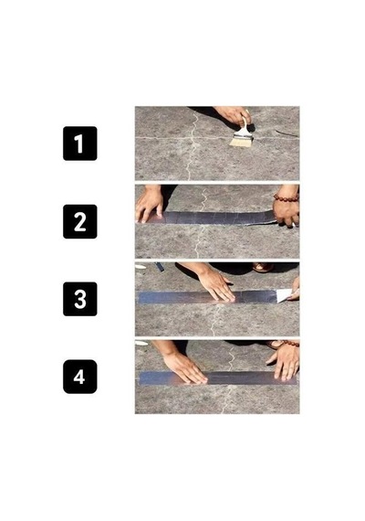Tr 2 Mt Yüksek Sıcaklık Dayanan Su Geçirmez Çatı Duvar Çatlak Onarıcı Yapışkan Bant Folyo 5 Cm