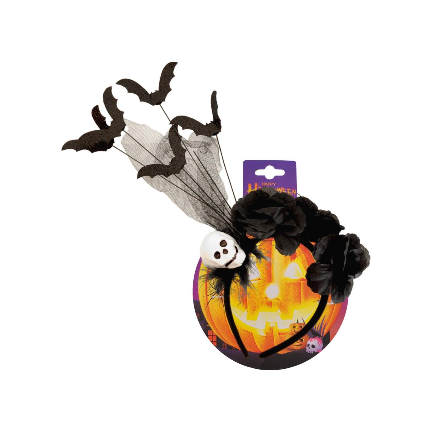 Halloween Cadılar Bay.siyah Kuruk.gül,tül Yarasa Diğer