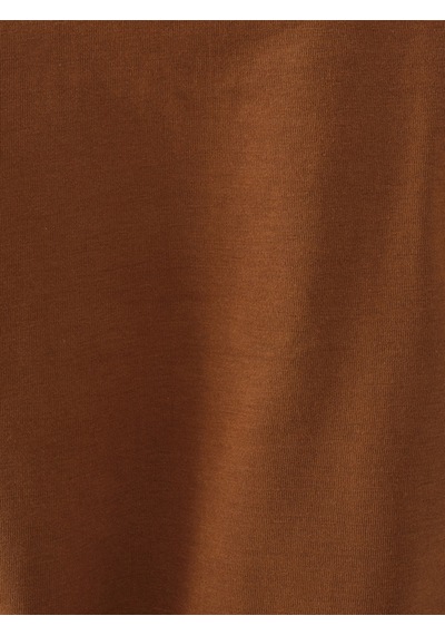 Regular Fit Kadın Tshirt K.kol Kahverengi