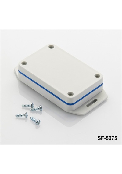 ALTINKAYA-SF-5075 IP67 Montaj Ayaklı Kırmızı Contalı Açık Gri Kut