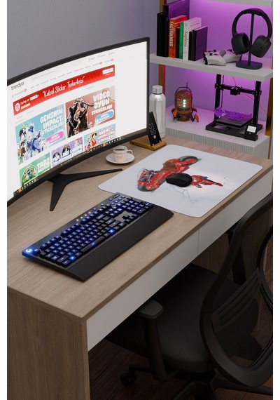 Akira Anime V1 - 48x40 Xl Gaming Kauçuk Kaymaz Taban Mouse Pad Fare Altlığı