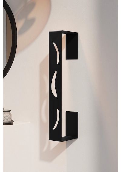 Zift Unique Paslanmaz Çelik Yapışkanlı Havlu Düzenleyici-mat Siyah&inox Satine Seçenekli Modern Havluluk. Diğer