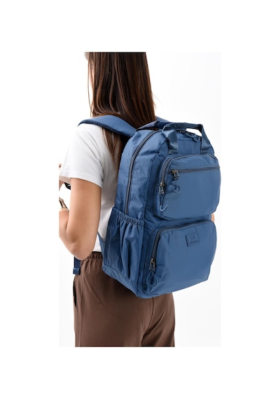 571 Collections Ultra Hafif Şik Ve Su Geçirmez Orta Boy Sırt Çantası Mavi Model: 571-13-9f MAvi