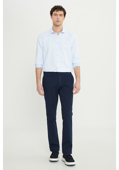 AC&Co / Altınyıldız Classics Erkek Lacı Pamuklu Slim Fit Dar Kesim Armürlü Yan Cepli Esnek Casual Pantolon Lacı Lacivert AC&Co / Altınyıldız Classics Erkek Lacı Pamuklu Slim Fit Dar Kesim Armürlü Yan Cepli Esnek Casual Pantolon Lacı Lacivert