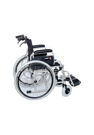 Tekerlekli Sandalye 40 Cm Oturum Genişliği, Refakatçi Frenli, Çelik Gövde, Dm-312