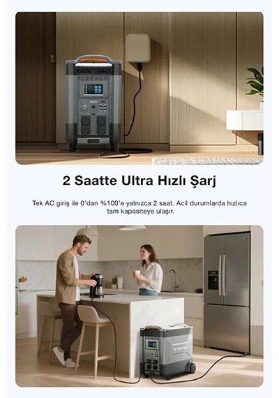 6000w Taşınabilir Güç İstasyonu