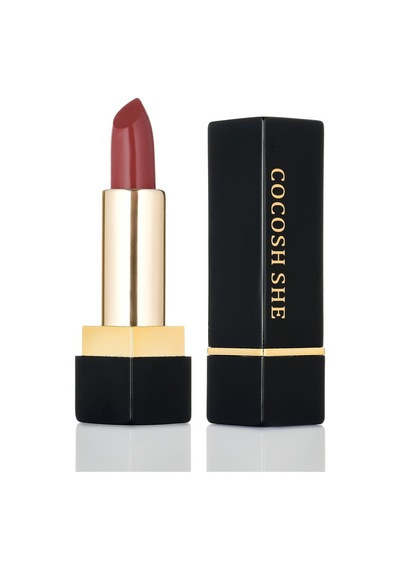 Cocosh She Silk Velvet Lipstick Ruj 03 Rosewood, Nemlendirici Etki, Yoğun Pigmentasyon, Kadifemsi Dudaklar - 03rosewood Diğer