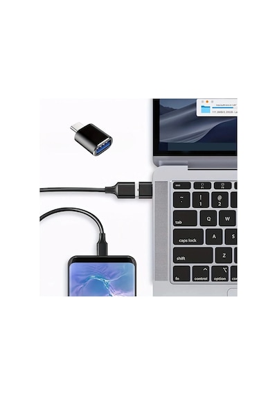 Hobibahçem 1 Adet Usb To C Adaptor Dişi Çevirici Dönüştürücü Adaptör