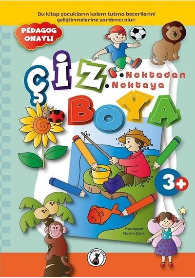 Noktadan Noktaya - Çiz Boya 3+ Yaş- Misket Kitap