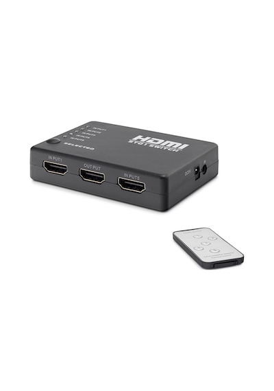 Hadron Hdx1272 Hdmı Switch Kumandalı 5 In 1 Out - Siyah Hadron Hdx1272 Hdmı Switch Kumandalı 5 In 1 Out - Siyah