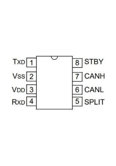 Mcp2561-E/Sn Soıc-8 Yüksek Hızlı Can Transceiver Entegresi