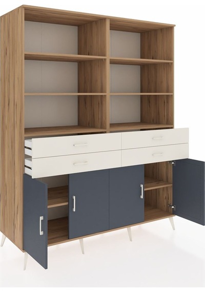Kronos Gardrop 8 Raflı 4 Çekmeceli 4 Kapaklı 176x59x221 Çam-antrasit/aytaşı Antrasit/aytaşı Kronos Gardrop 8 Raflı 4 Çekmeceli 4 Kapaklı 176x59x221 Çam-antrasit/aytaşı Antrasit/aytaşı