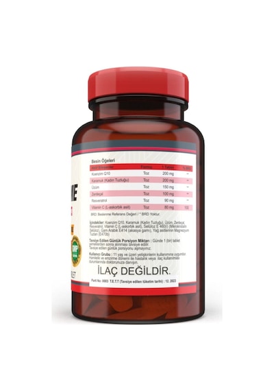 Koenzim Coenzyme Q10 200 Mg 120 Tablet X 2 Kutu