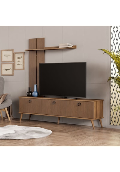 Mezza 1380 Terra 180 Cm (Ahşap Ayaklı) Tv Ünitesi Ürgüp - Kaplan Mezza 1380 Terra 180 Cm (Ahşap Ayaklı) Tv Ünitesi Ürgüp - Kaplan