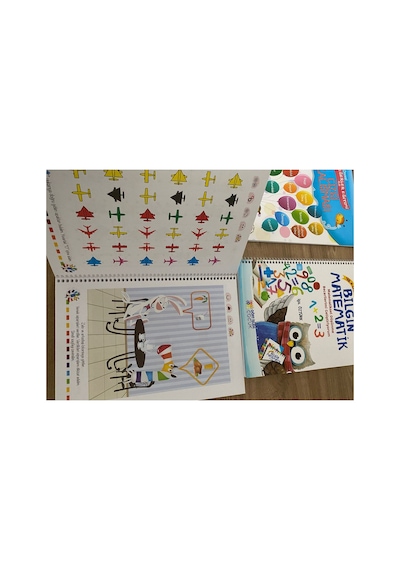 Matematik, Çizgi Çalışmları Ve Dikkat Düşünme Becerileri Seti 4-6 Yaş / 4 Kitap - 301 Sayfa