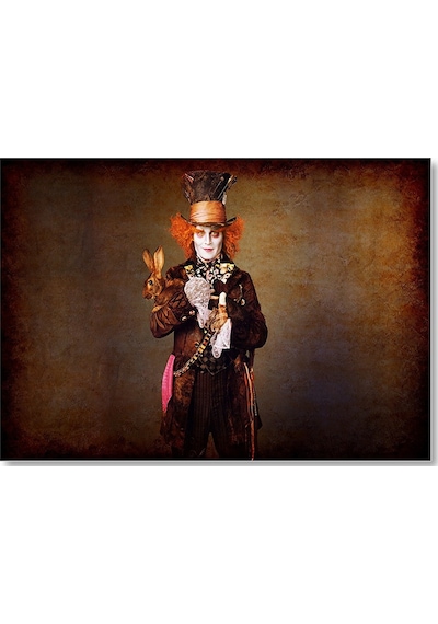 Cakasepetim Johnny Depp Alice Harikalar Diyarında Filmi Ahşap Mdf Tablo