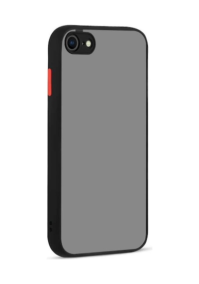 Apple Uyumlu iPhone 8 Kılıf Zore Hux Düğme Ve Kapak Zıt Renk Kılıf