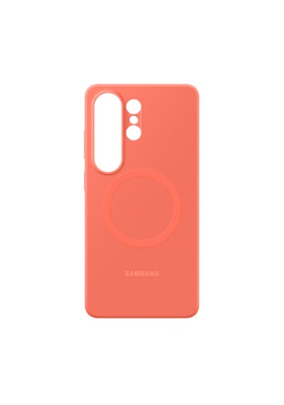 Samsung Galaxy Uyumlu S26 Ultra Silikon Magnet Kılıf - Mercan Mercan