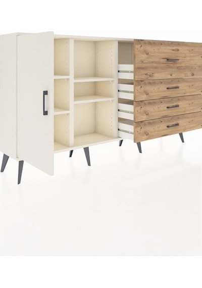 Arges Konsol 4 Raflı 4 Çekmeceli Tek Kapaklı 176x30x99 Aytaşı-aytaşı/çam Aytası/atlas Çam - Aytası Arges Konsol 4 Raflı 4 Çekmeceli Tek Kapaklı 176x30x99 Aytaşı-aytaşı/çam Aytası/atlas Çam - Aytası