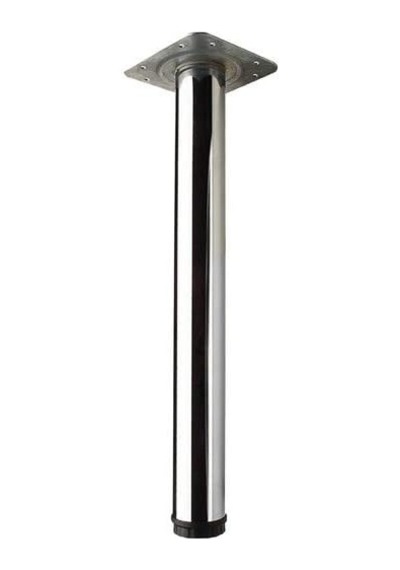 Masa Ayağı 71 Cm Krom Çap: 60mm 1 Adet Tek Çok Renkli