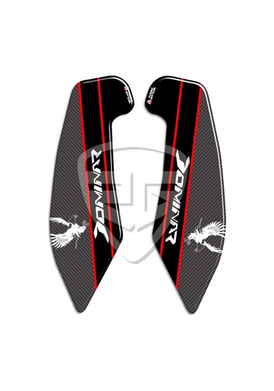 Bajaj Dominar 400 Kartal Desenli Yan Pad Koruma Sticker