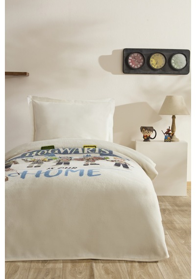 Karaca Home Harry Potter Wizardry Tek Kişilik Battaniye Gri