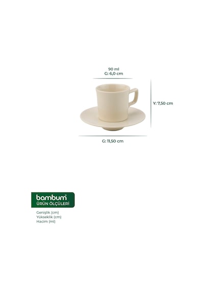 Bambum Kahve Takımı Melsa B5828