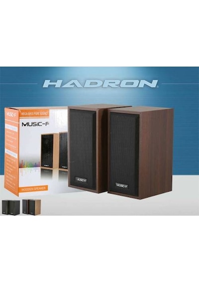 Hadron Hd6031 Ahşap 1+1 Speaker - Hoparlör - Ses Sistemi