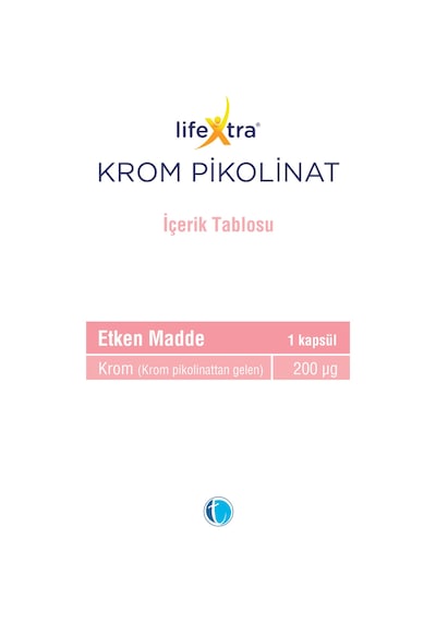 Lifextra Krom Pikolinat 90 Kapsül
