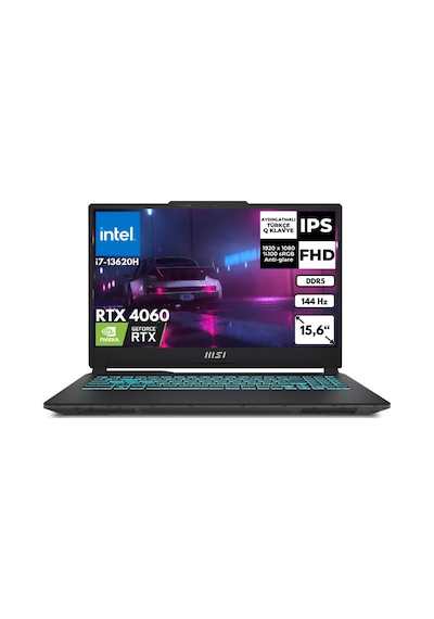 MSI Cyborg 15 A13VF-892XTRAT39 i7-13620H 24 GB 2 TB SSD 8 GB RTX4060 15.6" W11H Dizüstü Bilgisayar