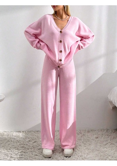 Sayzen Your Shine Basic Hirka Pantolon Alt-üst Takim Sy-2513 Pembe