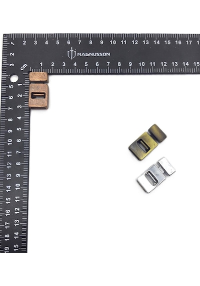 3x14 Mm Deri Bileklik Kiliti Mıknatıslı Kilit 20 Adet 3 X 14 / Bakır