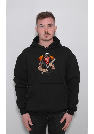 Gangsta Eşkiya Ghetto Street Boy Sweatshirt Unisex Kapüşonlu Hoodie 001