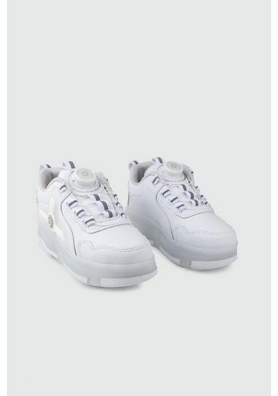 Cem Pekşen Ndrops Ptnl26 Siyah Patenli Çocuk Sneaker Beyaz