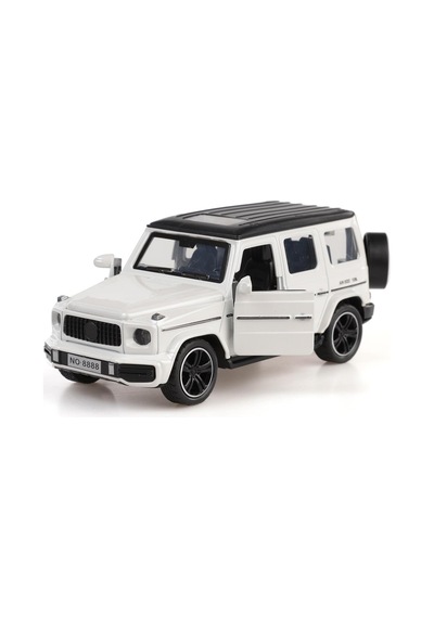 Vardem Kut.çek Bırak 1:32 Işıklı Ve Sesli Metal Jeep - Beyaz