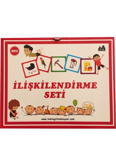 Çocuklar için İlişkilendirme Seti Kutu Oyunu 2-10 Yaş