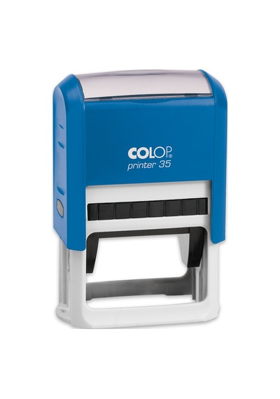 Colop Prınter 35 Mavi Kasa Mavi Keçe - 30 x 50 MM