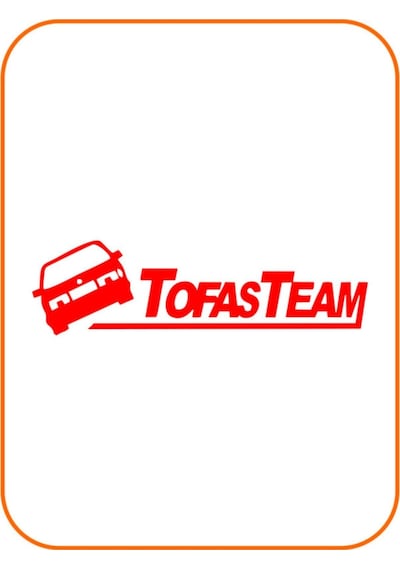 Tofaş Oto Sticker 40x10 Cm Kırmızı