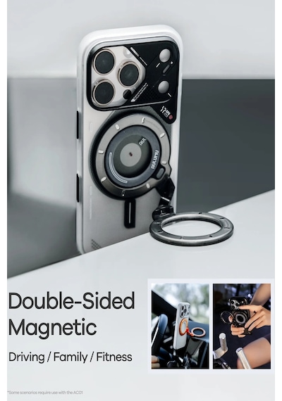 360 Magsafe Stand G09 Ghost Infinite - Translucent Yarı Saydam