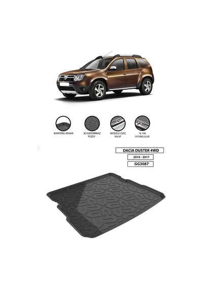 Dacia Duster 4wd 2010-2017 Bagaj Havuzu Garajx
