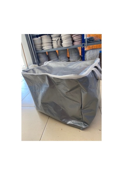 60 45 35 Hurç Fermuarlı Su Geçirmez Uv Korumalı 230 Gr Dokuma Naylon Branda Gri