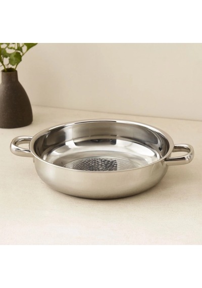 Hubrendy Tedarik 24 Cm Kulplu Basık Metal Süzgeç Diğer
