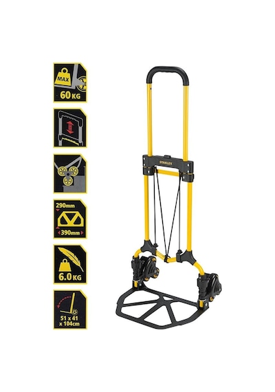 Stanley Ft584 30/60Kg Merdiven Çıkabilen Katlanır El Arabası (385010383)