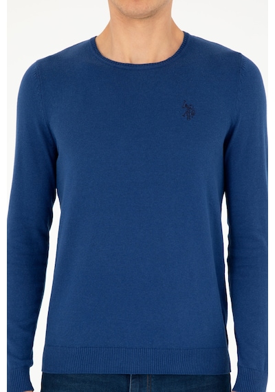 U.s. Polo Assn. Erkek İndigo Kazak /triko 50293505-vr028 İndigo